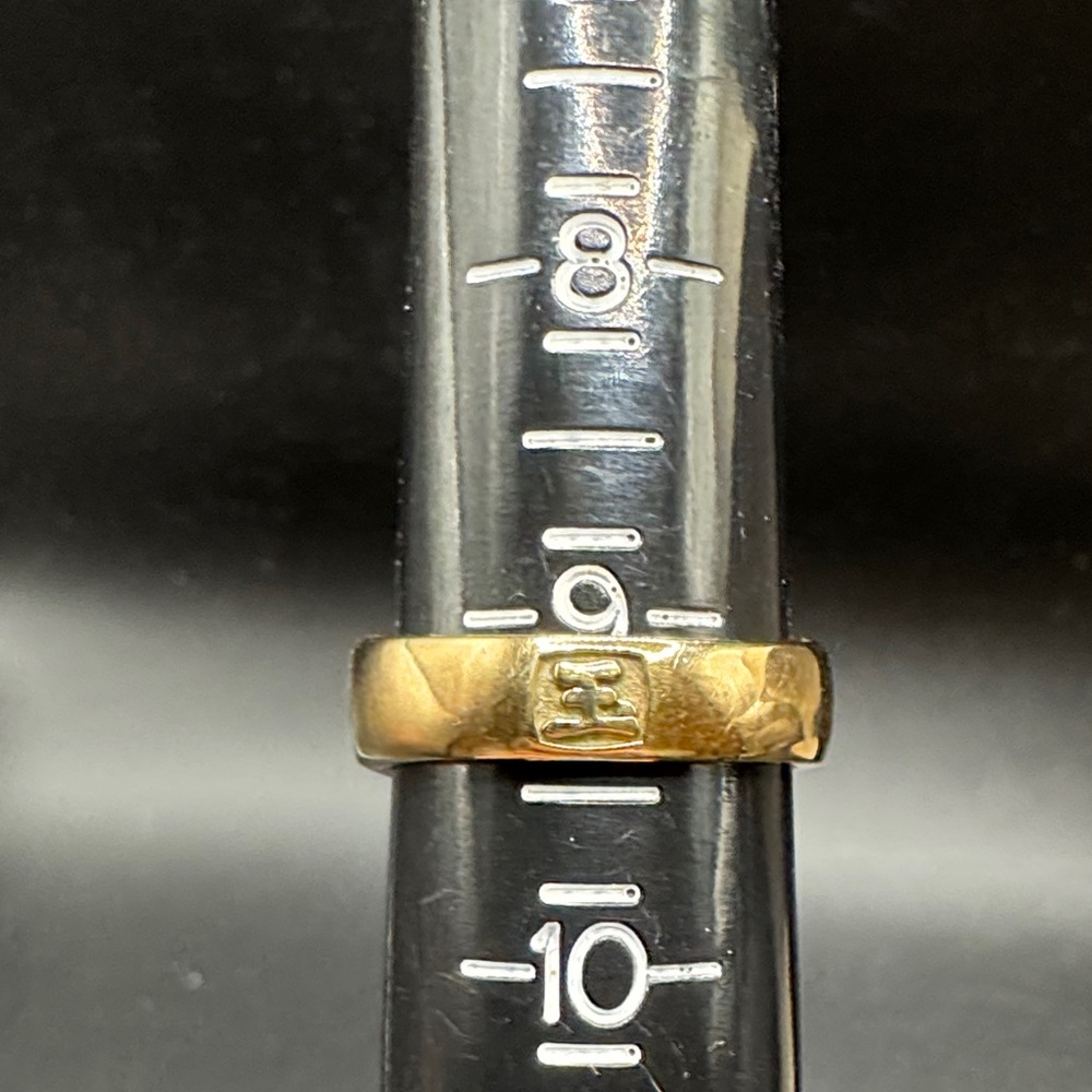 925 Sterling Size 9 Silver Rose Quartz & Pink Sapphire Gold Plated Ring 8.7 G - Picture 3 of 9